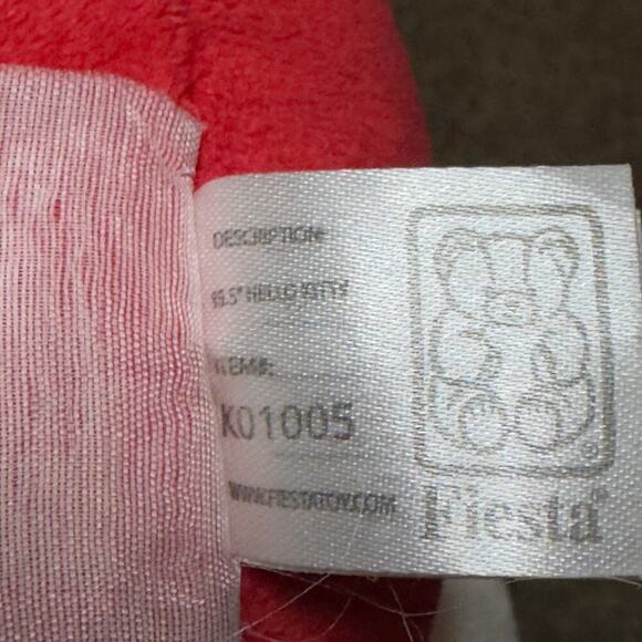 Sanrio HELLO KITTY 15.5" Cat Plush Doll Stuffed Animal Blue Red White By Fiesta - Picture 4 of 7